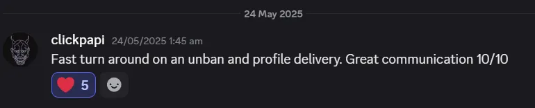 Customer review