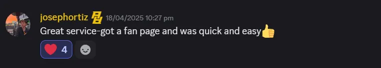 Customer review