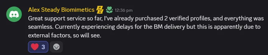Customer review