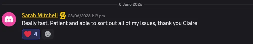 Customer review