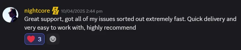 Customer review