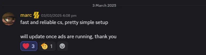 Customer review