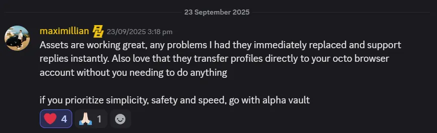 Customer review