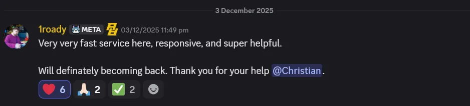 Customer review