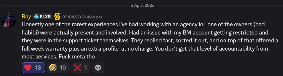 Customer review