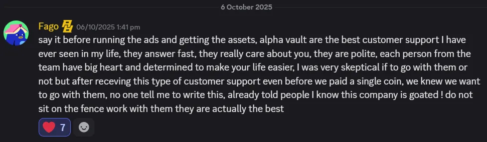 Customer review