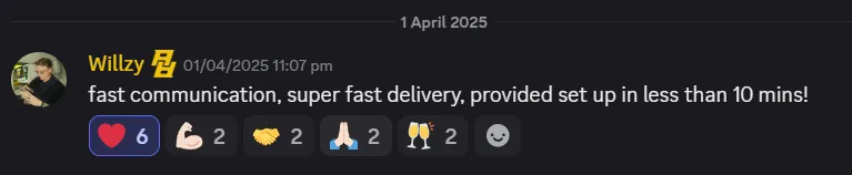 Customer review