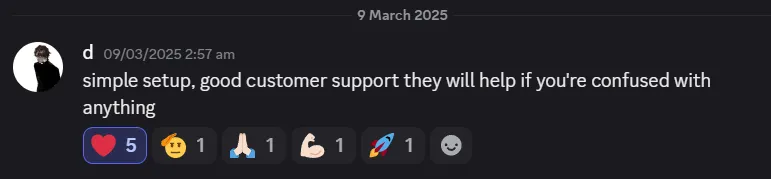 Customer review