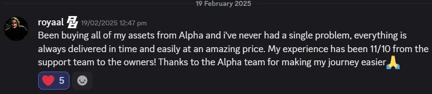 Customer review