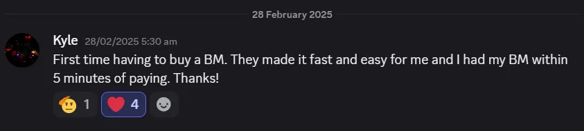Customer review