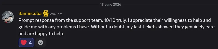 Customer review