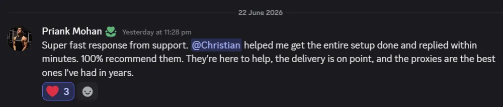 Customer review