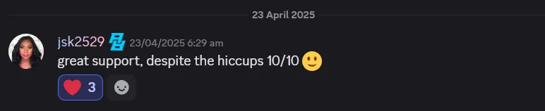 Customer review