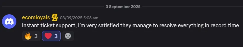 Customer review