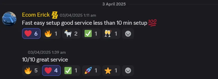 Customer review