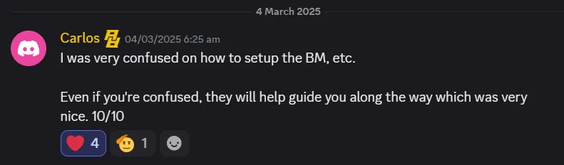 Customer review